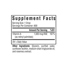 Load image into Gallery viewer, Vitamin A Drops
